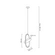 MOOSEE MSE1501100469 lampa wisząca SPINNER 19 złota