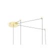 MOOSEE MSE1501100487 lampa wisząca MIKADO S złota