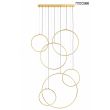 MOOSEE MSE1501100603 lampa wisząca CIRCULO SIX złota