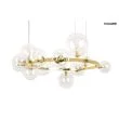 MOOSEE MSE1501100498 lampa wisząca ALURE 85 złota