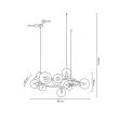 MOOSEE MSE1501100498 lampa wisząca ALURE 85 złota