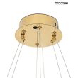 MOOSEE MSE1501100529 lampa wisząca SAVOY 100 złota
