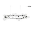 MOOSEE MSE1501100550 lampa wisząca ALURE OVAL 120  czarna