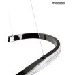 MOOSEE MSE1501100602 lampa wisząca ANILLO 120 czarny  chrom