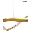 MOOSEE MSE1501100591 lampa wisząca WAVES 2 złota
