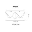 MOOSEE MSE1501100589 lampa sufitowa PYRAMIDS  złota