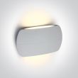 ONE LIGHT 67378A/W/W Tarsina 2 biały kinkiet LED 3000K 2x6W IP54