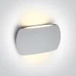 ONE LIGHT 67378A/W/W Tarsina 2 biały kinkiet LED 3000K 2x6W IP54