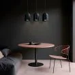 LIGHT PRESTIGE LP-0110/3L BK Metalowa lampa wisząca Nilo czarna 3xGU10