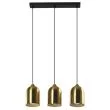 LIGHT PRESTIGE LP-0110/3L GD Metalowa lampa wisząca Nilo złota 3xGU10