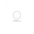 LIGHT PRESTIGE LP-8102/1C-6W BK CCT Plafon Platillo 16 cm czarny LED CCT