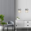 LIGHT PRESTIGE LP-2910/2L CH Lampa wisząca Vetro chrom 2xE14