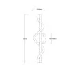 LIGHT PRESTIGE LP-2345/1W GD Kinkiet Meleca złoty LED CCT