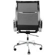 KING HOME A055.CHROM Fotel biurowy AERON PREMIUM chrom - siatka, aluminium