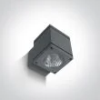 ONE LIGHT 67138F/AN/W Pavlos zewnętrzny kinkiet antracyt 3000K 6W IP54