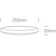 ONE LIGHT 67366E/W/W Livisi 2 oświetlenie awaryjne biały plafon LED 3000K 12W IP54