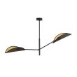 EMIBIG 1158/2 LAMPA SUFITOWA VENE 2 BLACK/GOLD