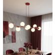EMIBIG 1644/8 MAGNUS 8 BURGUNDY OPAL LAMPA WISZĄCA