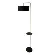 CANDELLUX 51-00026 IMPACT LAMPA PODŁOGOWA CZARNY+ZŁOTY MATOWY 1X40W E27 ABAŻUR CZARNY