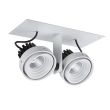 ITALUX Patrizio Double GL7118-2/2X12W 4000K WH+BL