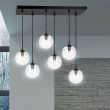 EMIBIG 711/6 LAMPA WISZĄCA COSMO 6 BL TRANSPARENT
