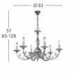 KOLARZ 0301.86.5 PISANI żyrandol