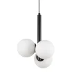 SIGMA 33486 Perla 3 lampa wisząca czarny,biały