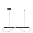 LIGHT PRESTIGE Lampa wisząca Meleca S 1xLED LP-2345/1P S BK