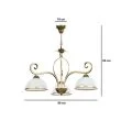 EMIBIG 149/3 WIVARA 3 GOLD LAMPA WISZĄCA