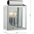 DAR NOT2144 NOTARY RECTANGLE WB STAINLESS STEEL IP44