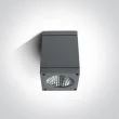 ONE LIGHT 67138D/AN/W Apostoli zewnętrzna oprawa sufitowa antracyt 3000K 6W IP54