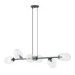 EMIBIG 1262/6 LAMPA SUFITOWA PANDORA 6 BL TRANSPARENT