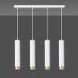 EMIBIG 642/4 LAMPA WISZĄCA KIBO 4 WH/GOLD