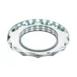 CANDELLUX 2263939 SSP-25 CH/TR+WH 8W LED 230V RING LED BIAŁY oczko sufitowe lampa sufitowa OKRĄGŁA SZLIF SZKŁO TRANSPARENTNE