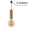 AZZARDO AZ3455 ZIKO E27 3 METERS ANTIQUE DECORATIVE COMPONENT ANTIQUE