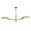 EMIBIG 1108/2 LAMPA SUFITOWA LOTUS 2 BLACK/RATTAN