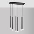 EMIBIG 552/6 LAMPA WISZĄCA SELTER 6 BLACK