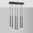 EMIBIG 552/6 LAMPA WISZĄCA SELTER 6 BLACK
