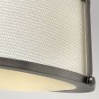 ELSTEAD Charlotte HK-CHARLOTTE-SF-AN 3 Light Semi-Flush - Antique Nickel