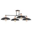 EMIBIG 1318/4 LAMPA SUFITOWA KOBE 4 BLACK