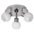 CANDELLUX 98-07025 ALABASTER PLAFON 3X40W G9 SATYNA+CHROM