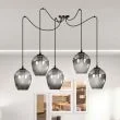 EMIBIG 757/5 LAMPA WISZĄCA LEVEL 5 BL GRAFIT