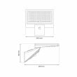 MILAGRO EKO9154 Naświetlacz Solarny Milo 8W 1000lm 4000K