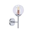 CANDELLUX 21-67234 BEST LAMPA KINKIET 1X40W E14 CHROM+MIEDŹ