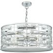 DAR SEV0650 SEVILLE 6LT PENDANT POL CHR CRYSTAL