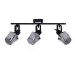 CANDELLUX 93-13378 RANDI LAMPA SUFITOWA LISTWA CZARNY MATOWY 3X15W E14 KLOSZ DYMIONY