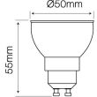 LED line 240737 GU10 SMD 170-250V 7W 630lm 6500K