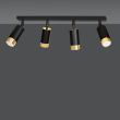 EMIBIG 965/4 LAMPA SUFITOWA HIRO 4 BL/GOLD