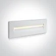 ONE LIGHT 68066/W/W Simi 3 biała ścienna oprawa do wbudowania LED 3000K 8,5W IP65