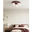 EMIBIG 1688/3 SOLAR 3 BURGUNDY OPAL LAMPA SUFITOWA